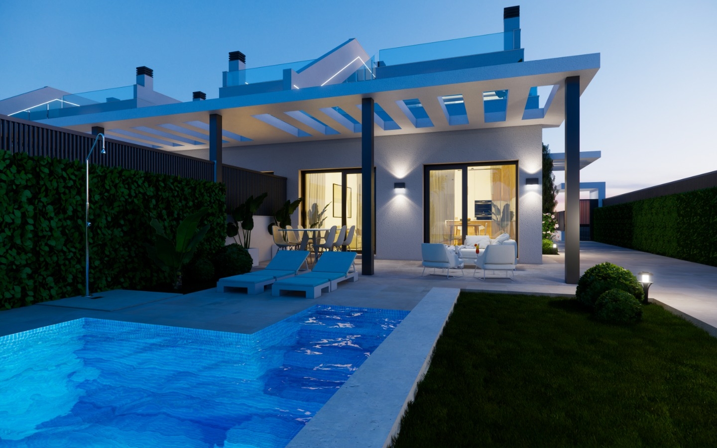 New Build - Property on the beach. Fantastic view to La Manga. Your own gate to the beach and the beach promenade. Sun roof with yacuzzi. - - New Build - Property on the beach. Fantastic view to La Manga. Your own gate to the beach and the beach promenade. Sun roof with yacuzzi. - -