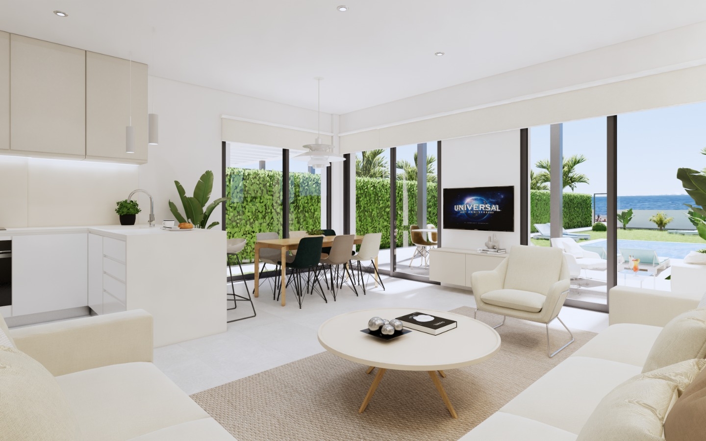 New Build - Property on the beach. Fantastic view to La Manga. Your own gate to the beach and the beach promenade. Sun roof with yacuzzi. - - New Build - Property on the beach. Fantastic view to La Manga. Your own gate to the beach and the beach promenade. Sun roof with yacuzzi. - -