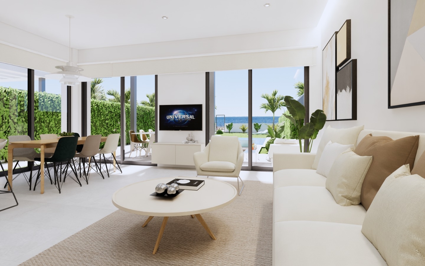 New Build - Property on the beach. Fantastic view to La Manga. Your own gate to the beach and the beach promenade. Sun roof with yacuzzi. - - New Build - Property on the beach. Fantastic view to La Manga. Your own gate to the beach and the beach promenade. Sun roof with yacuzzi. - -