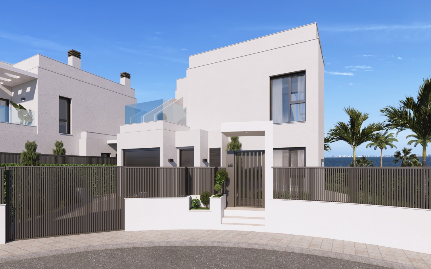 New Build - Property on the beach. Fantastic view to La Manga. Your own gate to the beach and the beach promenade. Sun roof with yacuzzi. - - New Build - Property on the beach. Fantastic view to La Manga. Your own gate to the beach and the beach promenade. Sun roof with yacuzzi. - -