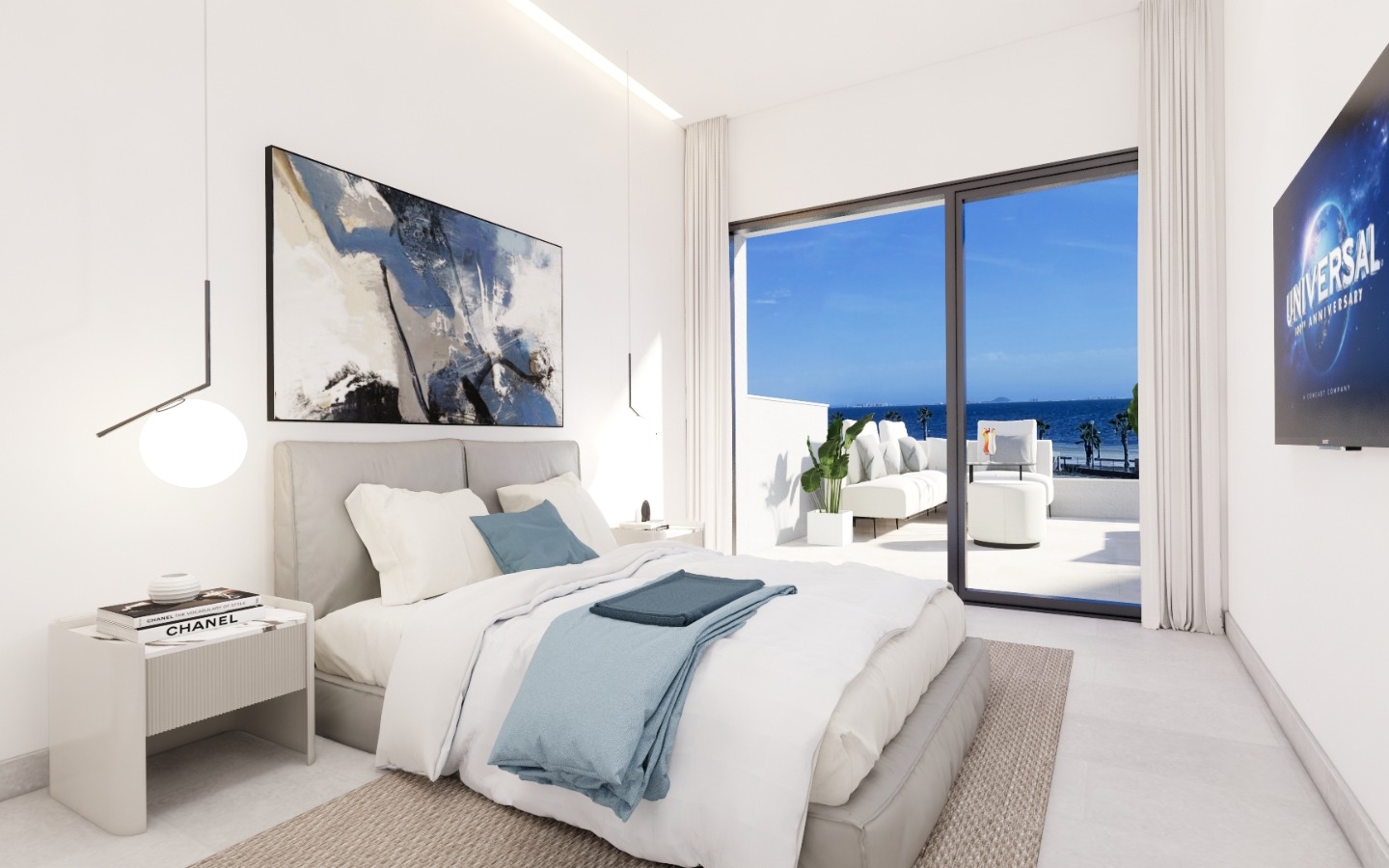 New Build - Property on the beach. Fantastic view to La Manga. Your own gate to the beach and the beach promenade. Sun roof with yacuzzi. - - New Build - Property on the beach. Fantastic view to La Manga. Your own gate to the beach and the beach promenade. Sun roof with yacuzzi. - -