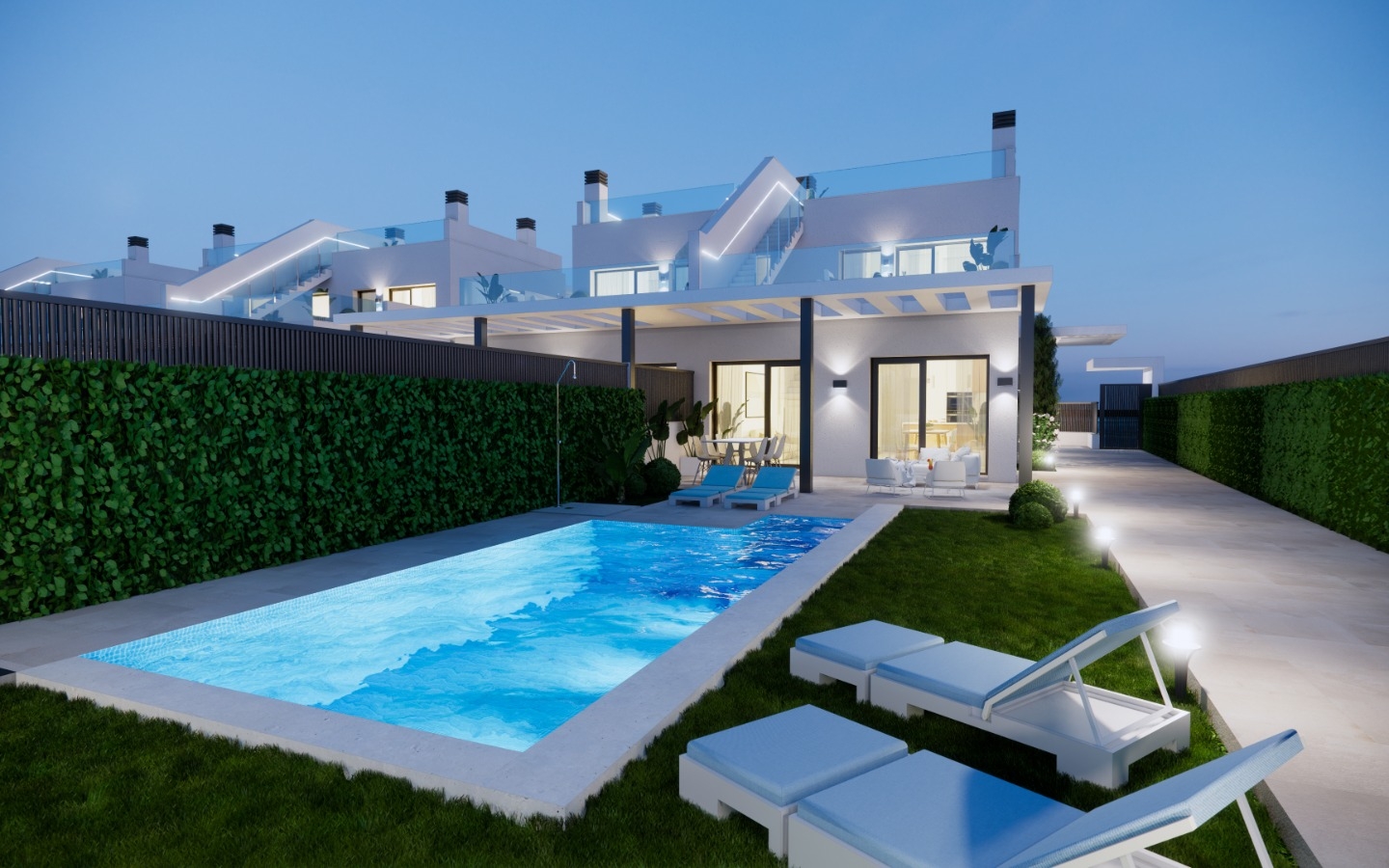 New Build - Property on the beach. Fantastic view to La Manga. Your own gate to the beach and the beach promenade. Sun roof with yacuzzi. - - New Build - Property on the beach. Fantastic view to La Manga. Your own gate to the beach and the beach promenade. Sun roof with yacuzzi. - -