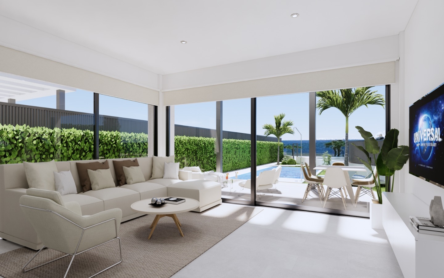 New Build - Property on the beach. Fantastic view to La Manga. Your own gate to the beach and the beach promenade. Sun roof with yacuzzi. - - New Build - Property on the beach. Fantastic view to La Manga. Your own gate to the beach and the beach promenade. Sun roof with yacuzzi. - -