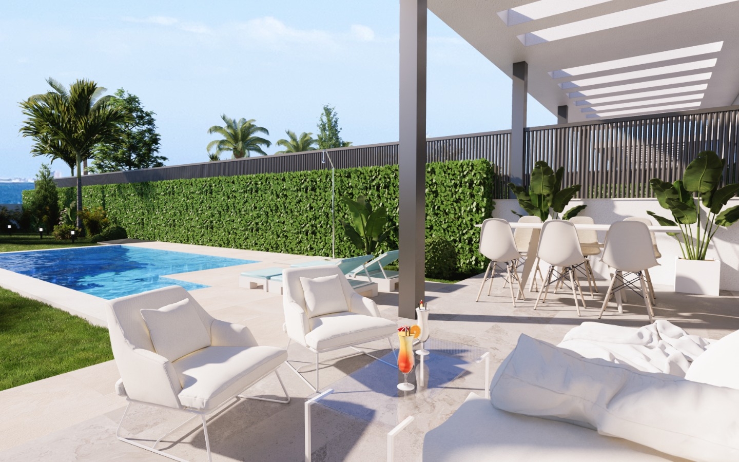 New Build - Property on the beach. Fantastic view to La Manga. Your own gate to the beach and the beach promenade. Sun roof with yacuzzi. - - New Build - Property on the beach. Fantastic view to La Manga. Your own gate to the beach and the beach promenade. Sun roof with yacuzzi. - -