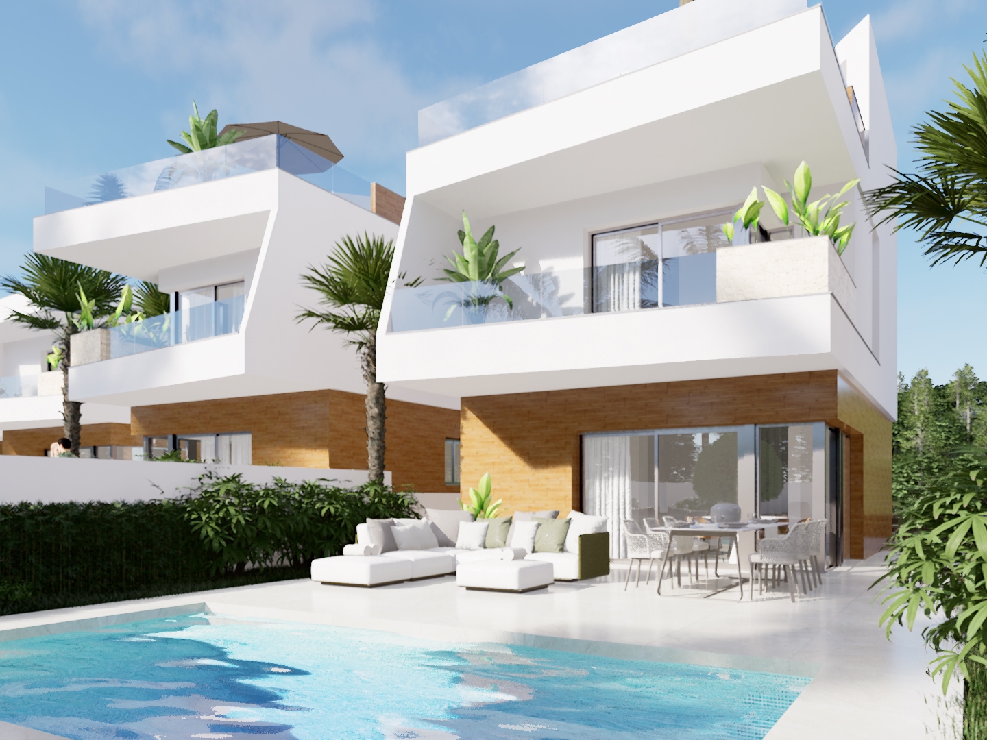Beautiful new villas at Lo Romero Golf, Pilar de la Horadada, Alicante