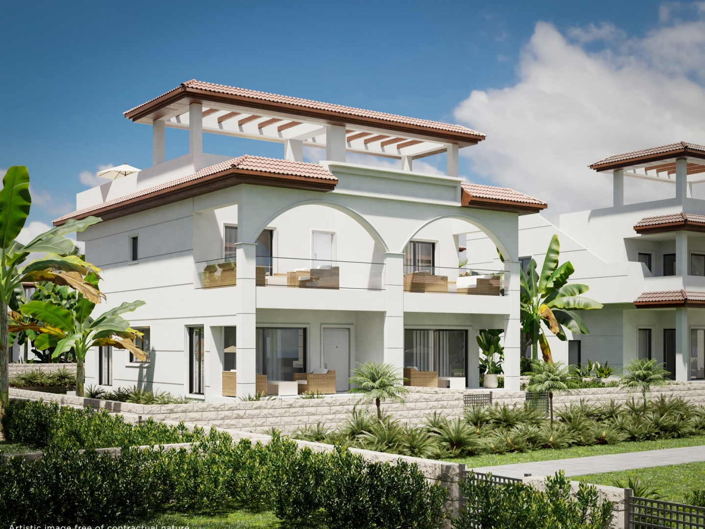 New Build - KEY READY! Fantastic new modern semi detached villas with 3 bedrooms and two bathrooms. Private sun terrace with pergola. Private garden. Ciudad Quesada, Dona Pepa, Alicante. 10 minutes to many beaches and Torrevieja. Completion March 2025. - Ciudad Quesada, Dona Pepa - Alicante New Build - KEY READY! Fantastic new modern semi detached villas with 3 bedrooms and two bathrooms. Private sun terrace with pergola. Private garden. Ciudad Quesada, Dona Pepa, Alicante. 10 minutes to many beaches and Torrevieja. Completion March 2025. - Ciudad Quesada, Dona Pepa - Alicante
